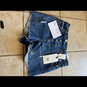 Levi rib cage shorts